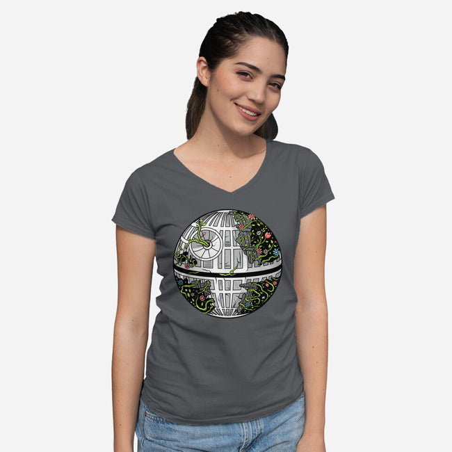 Life Star-Womens-V-Neck-Tee-erion_designs