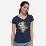 Life Star-Womens-V-Neck-Tee-erion_designs