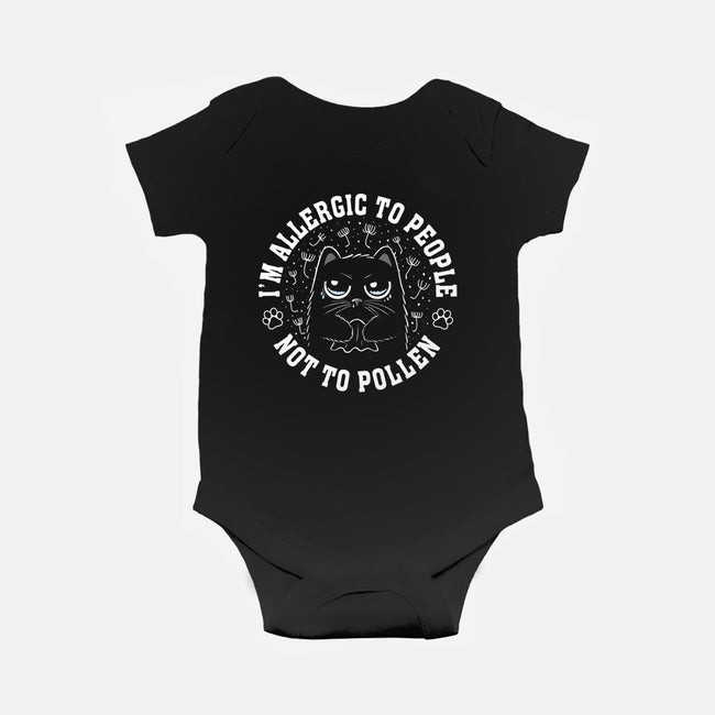 I'm Allergic To People Not Pollen-Baby-Basic-Onesie-erion_designs