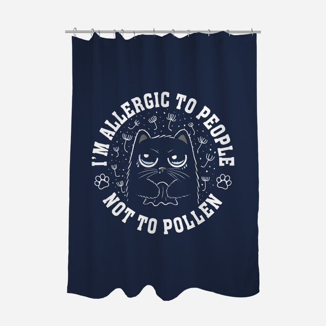 I'm Allergic To People Not Pollen-None-Polyester-Shower Curtain-erion_designs
