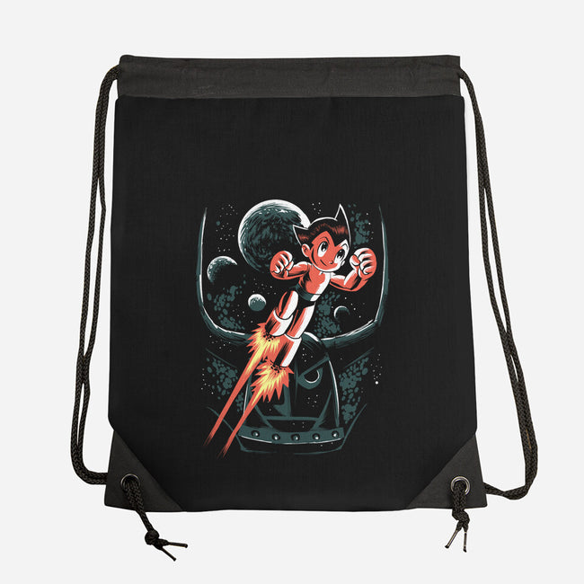 Retro Boy-None-Drawstring-Bag-zascanauta