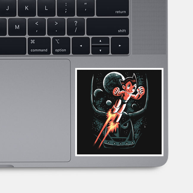 Retro Boy-None-Glossy-Sticker-zascanauta