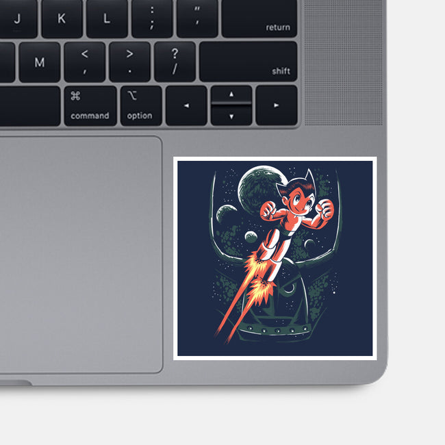 Retro Boy-None-Glossy-Sticker-zascanauta