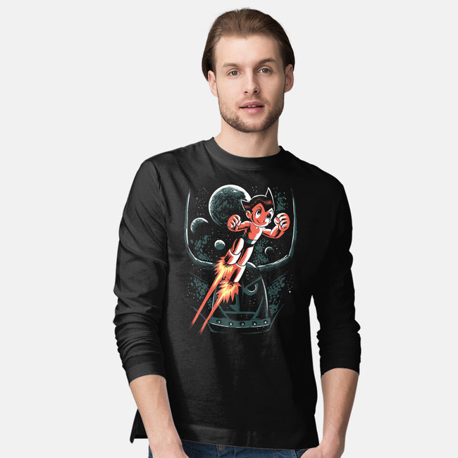 Retro Boy-Mens-Long Sleeved-Tee-zascanauta