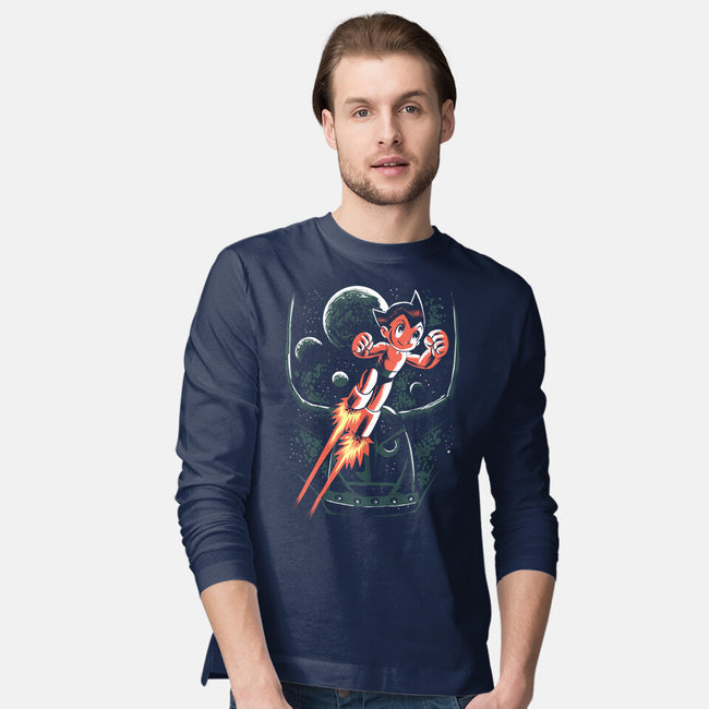 Retro Boy-Mens-Long Sleeved-Tee-zascanauta