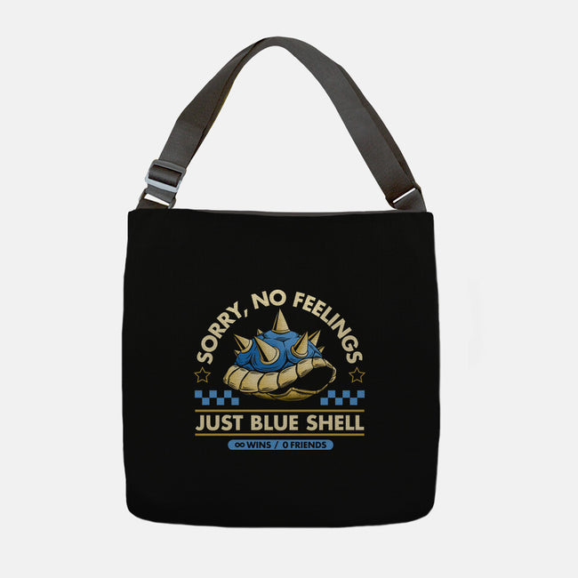 Sorry No Feelings Just Blue Shell-None-Adjustable Tote-Bag-sachpica