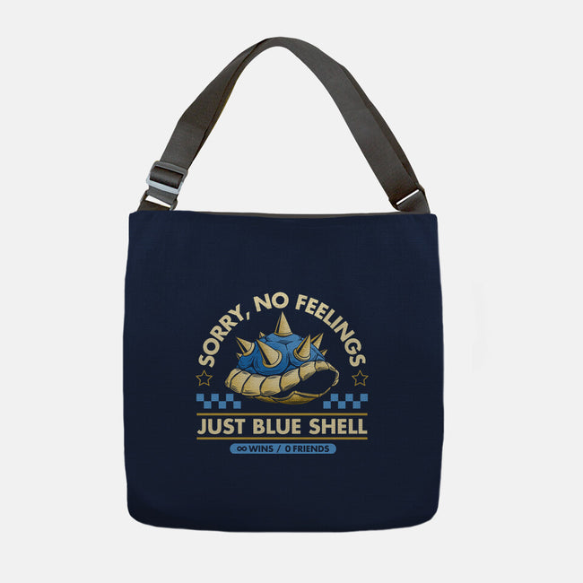 Sorry No Feelings Just Blue Shell-None-Adjustable Tote-Bag-sachpica