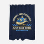 Sorry No Feelings Just Blue Shell-None-Polyester-Shower Curtain-sachpica