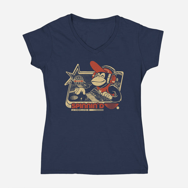 Spinnin D-Womens-V-Neck-Tee-ilustrata