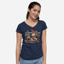 Spinnin D-Womens-V-Neck-Tee-ilustrata