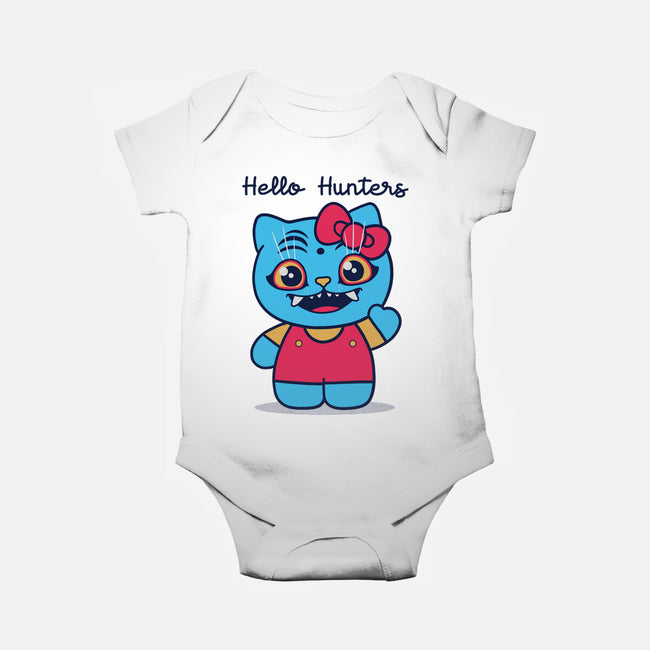 Hello Hunters-Baby-Basic-Onesie-GODZILLARGE
