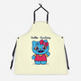 Hello Hunters-Unisex-Kitchen-Apron-GODZILLARGE
