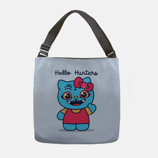Hello Hunters-None-Adjustable Tote-Bag-GODZILLARGE