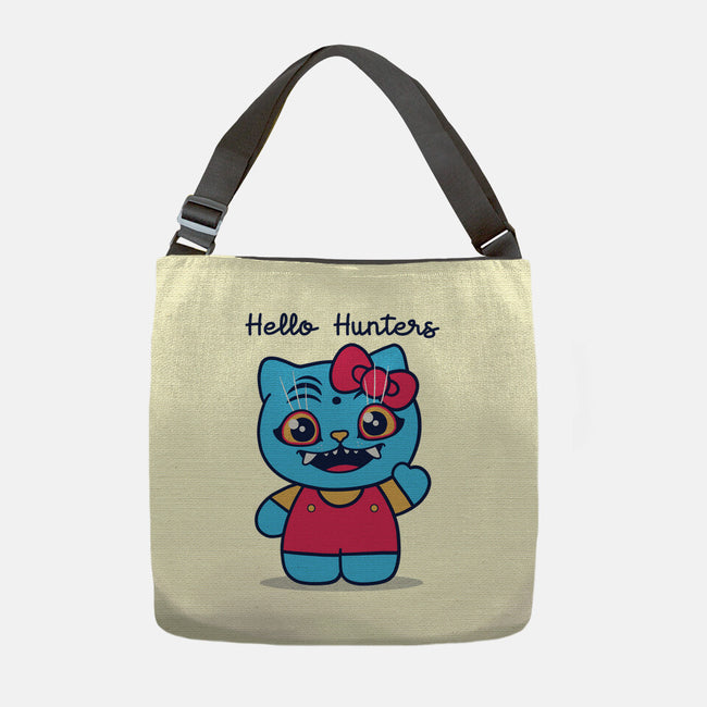 Hello Hunters-None-Adjustable Tote-Bag-GODZILLARGE