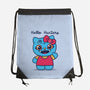Hello Hunters-None-Drawstring-Bag-GODZILLARGE