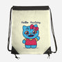 Hello Hunters-None-Drawstring-Bag-GODZILLARGE