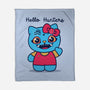 Hello Hunters-None-Fleece-Blanket-GODZILLARGE