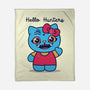Hello Hunters-None-Fleece-Blanket-GODZILLARGE