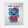 Hello Hunters-None-Fleece-Blanket-GODZILLARGE