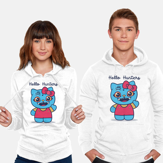 Hello Hunters-Unisex-Pullover-Sweatshirt-GODZILLARGE