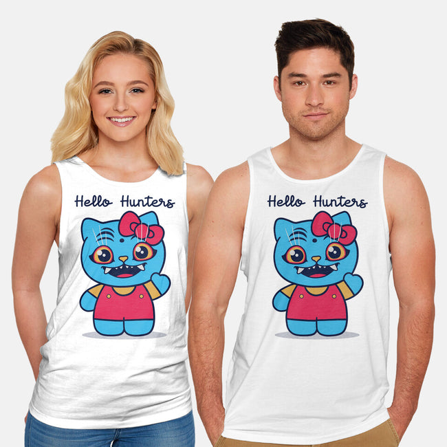 Hello Hunters-Unisex-Basic-Tank-GODZILLARGE