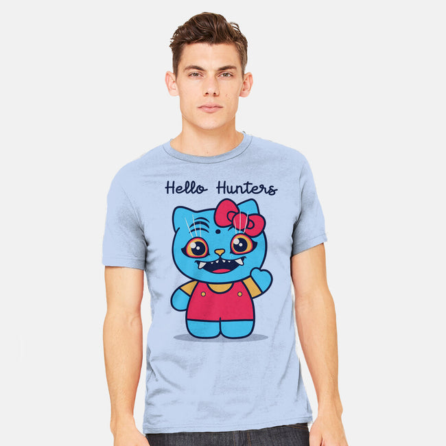 Hello Hunters-Mens-Heavyweight-Tee-GODZILLARGE
