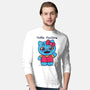 Hello Hunters-Mens-Long Sleeved-Tee-GODZILLARGE