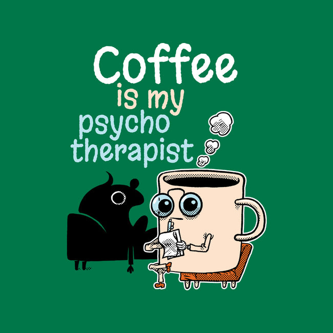 Coffee Is My Psychotherapist-Womens-Racerback-Tank-imisko