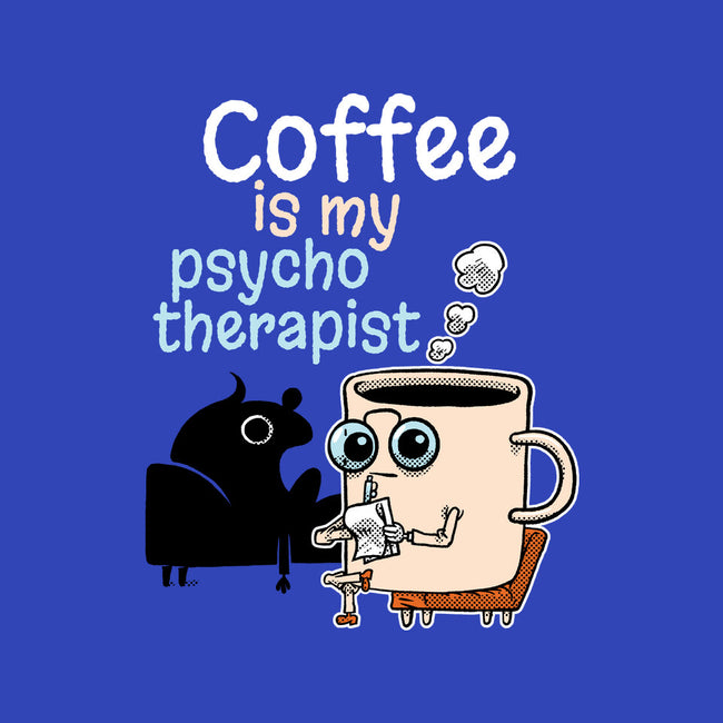 Coffee Is My Psychotherapist-None-Stretched-Canvas-imisko