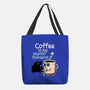 Coffee Is My Psychotherapist-None-Basic Tote-Bag-imisko