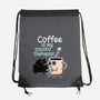 Coffee Is My Psychotherapist-None-Drawstring-Bag-imisko