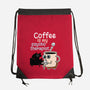 Coffee Is My Psychotherapist-None-Drawstring-Bag-imisko