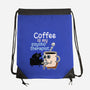 Coffee Is My Psychotherapist-None-Drawstring-Bag-imisko