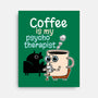 Coffee Is My Psychotherapist-None-Stretched-Canvas-imisko