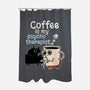 Coffee Is My Psychotherapist-None-Polyester-Shower Curtain-imisko