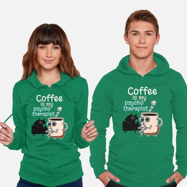 Coffee Is My Psychotherapist-Unisex-Pullover-Sweatshirt-imisko