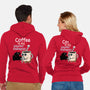 Coffee Is My Psychotherapist-Unisex-Zip-Up-Sweatshirt-imisko