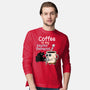Coffee Is My Psychotherapist-Mens-Long Sleeved-Tee-imisko