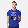 Coffee Is My Psychotherapist-Mens-Premium-Tee-imisko