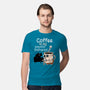 Coffee Is My Psychotherapist-Mens-Premium-Tee-imisko
