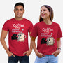 Coffee Is My Psychotherapist-Unisex-Basic-Tee-imisko