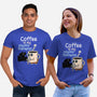 Coffee Is My Psychotherapist-Unisex-Basic-Tee-imisko