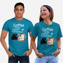 Coffee Is My Psychotherapist-Unisex-Basic-Tee-imisko