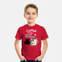 Coffee Is My Psychotherapist-Youth-Basic-Tee-imisko