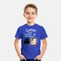 Coffee Is My Psychotherapist-Youth-Basic-Tee-imisko