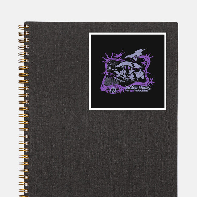 Black Mage Records-None-Glossy-Sticker-ilustrata