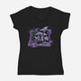 Black Mage Records-Womens-V-Neck-Tee-ilustrata