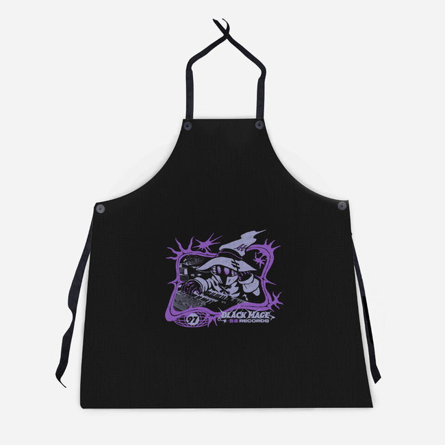 Black Mage Records-Unisex-Kitchen-Apron-ilustrata