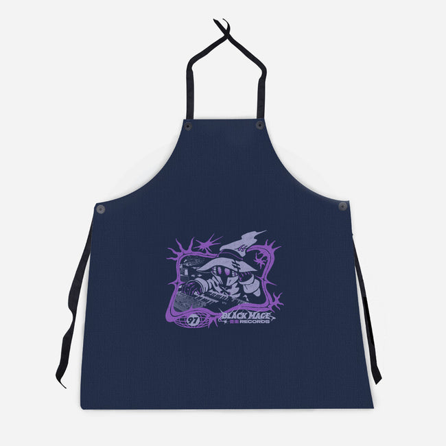 Black Mage Records-Unisex-Kitchen-Apron-ilustrata