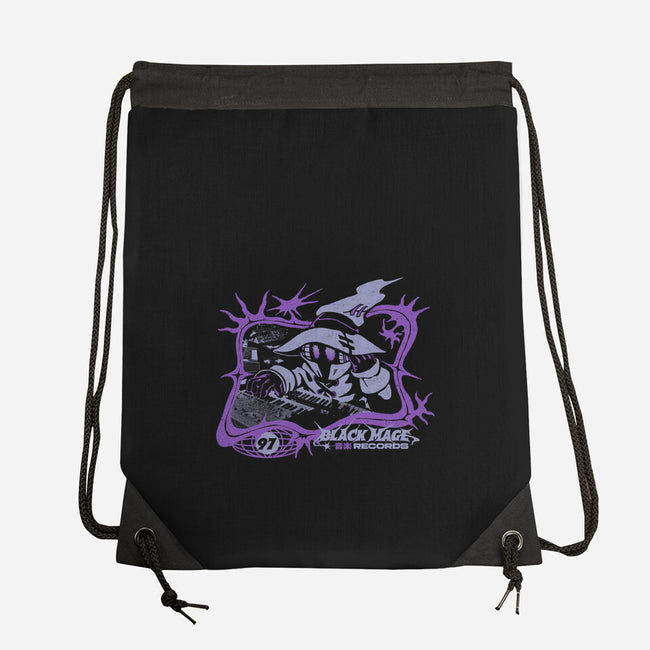 Black Mage Records-None-Drawstring-Bag-ilustrata